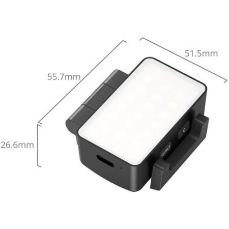 SmallRig 5745 - dedykowana lampa LED RGBWW do DJI Osmo Pocket 3 - wymiary